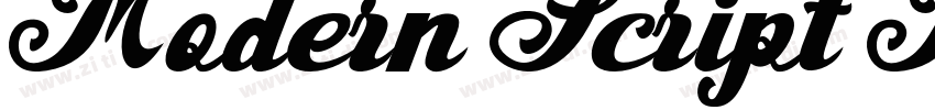 Modern Script Font字体转换